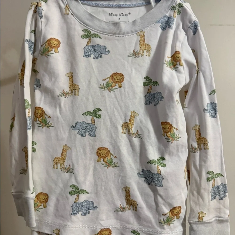 Kissy Kissy Baby Jungle Playdate Pajama Set